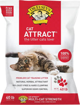 Dr. Elsey's Premium Clumping Cat Litter - Cat Attract - 99% Dust-Free, Low Tracking, Hard Clumping, Superior Odor Control, Natural Herbal Attractant, Unscented & Natural Ingredients, 40 lb